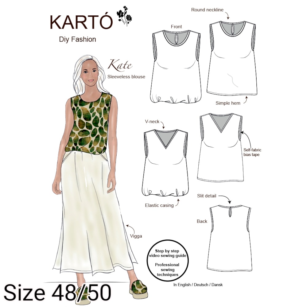 KARTÓ symønster "Kate"