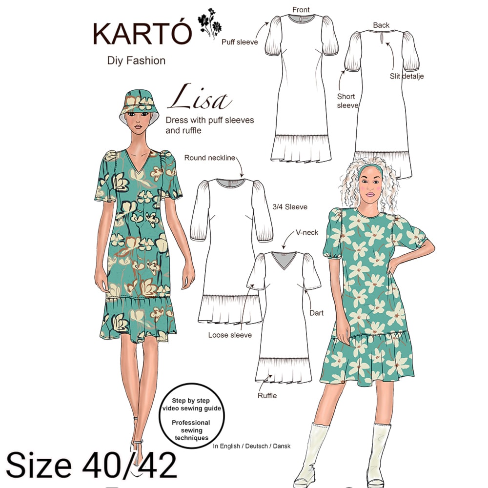 KARTÓ symønster "Lisa"