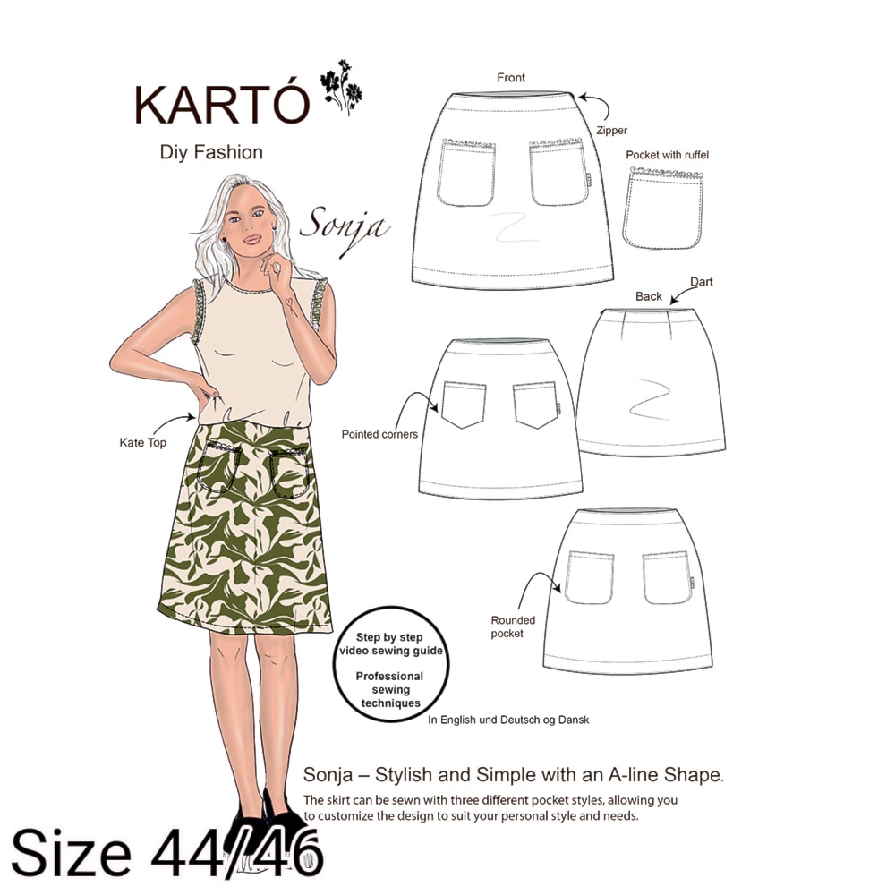 KARTÓ symønster "Sonja"