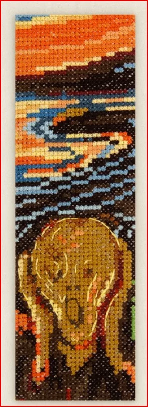 DMC broderikit Edvard Munch the Scream