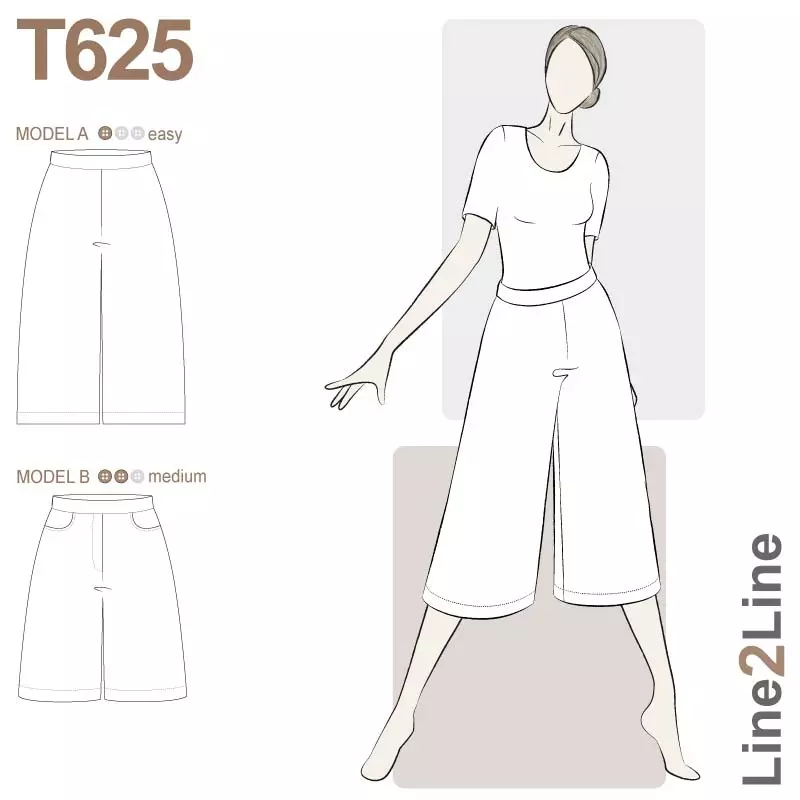 T625 Culotte trousers / shorts