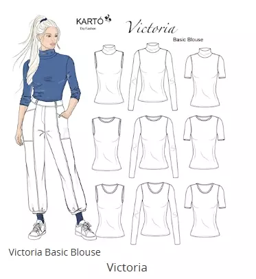 KARTÓ symønster "Victoria"