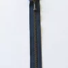 Glidelås 4mm antikk messing delbar marine