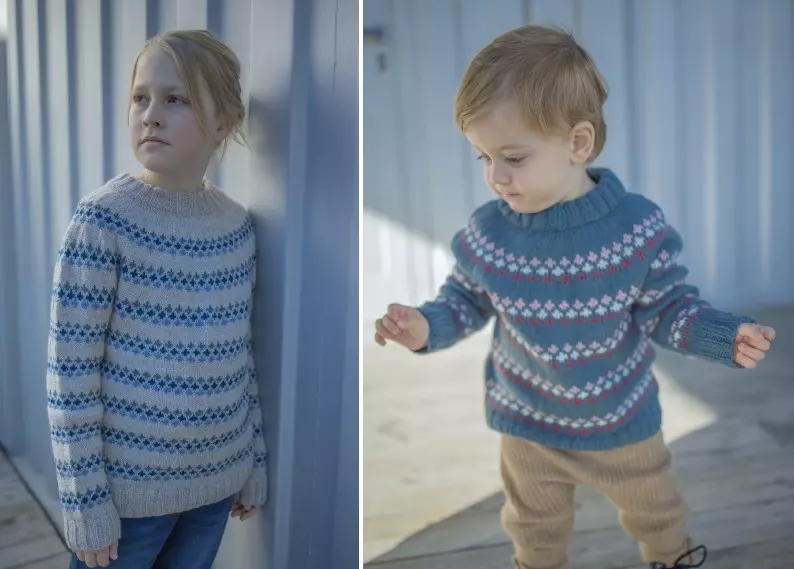 Strikkemønster SB2275 "Dråpegenser"