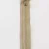 Glidelås 30cm delbar vislon beige
