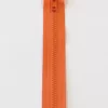 Glidelås 90cm delbar vislon oransje