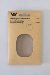 Reparasjonslapp imitert semskeskinn, beige