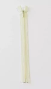 Glidelås 60cm fast usynlig, nude