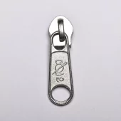 Glidelåsskyver 6mm sølv