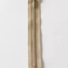 Glidelås 18cm fast spiral beige