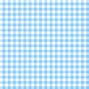Gingham white/baby blue