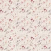 Rib Jersey fabric digital printed Flowers Off White