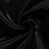 Viscose Satin fabric Unicolour Black