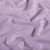Jersey fabric printed Flowers Lila