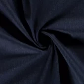 Denim Stretch fabric pre-washed Unicolour Navy