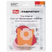 Fabpatch stretch hjerte/krone
