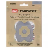 Fabpatch merinoull grå
