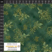 Christmas Stars green gold