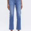 Stella Jeans Cropped Mid Blue Wash