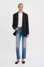 Stella Jeans Cropped : Mid Blue Wash