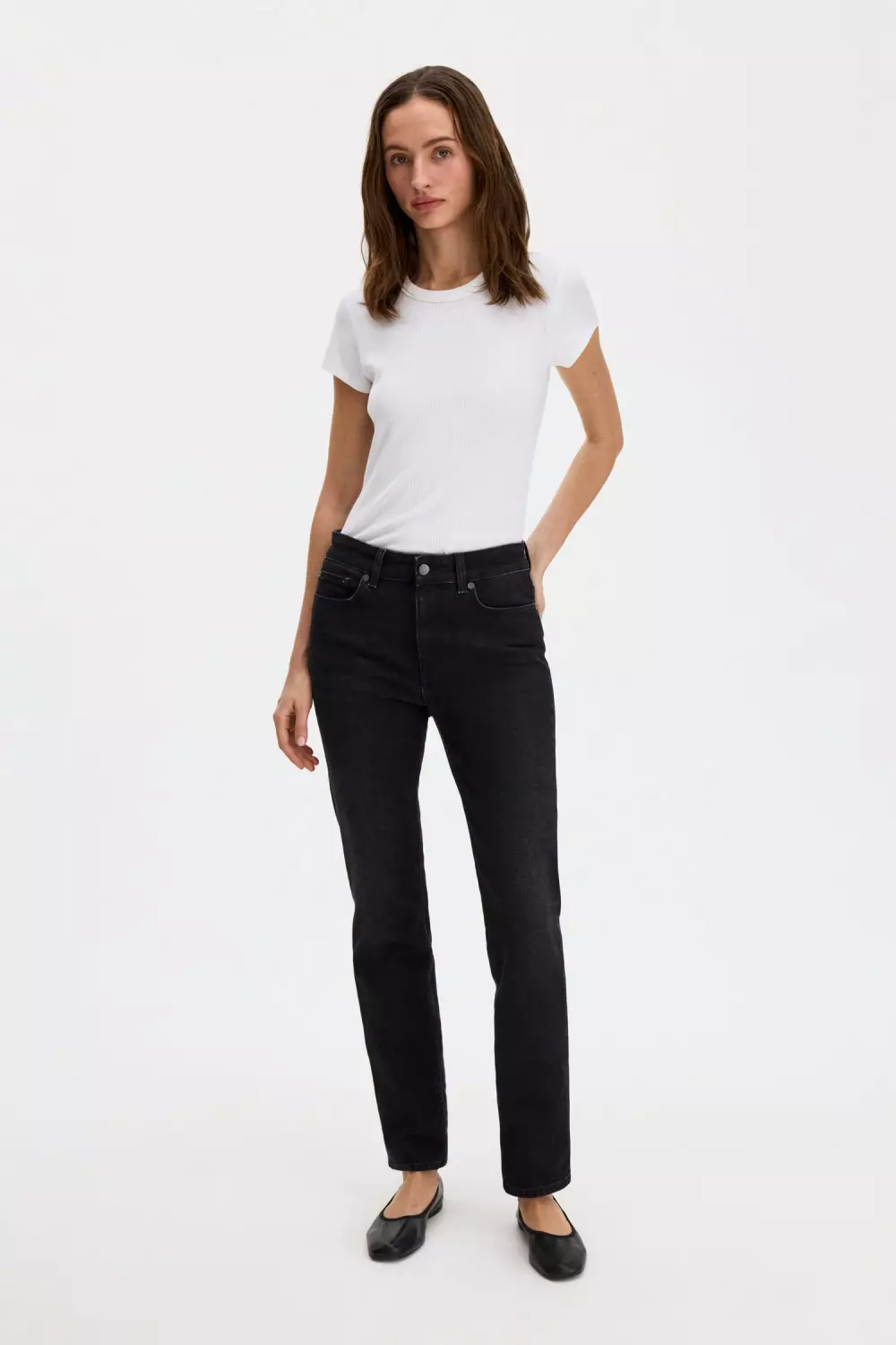 Stella Jeans Cropped : Black Wash