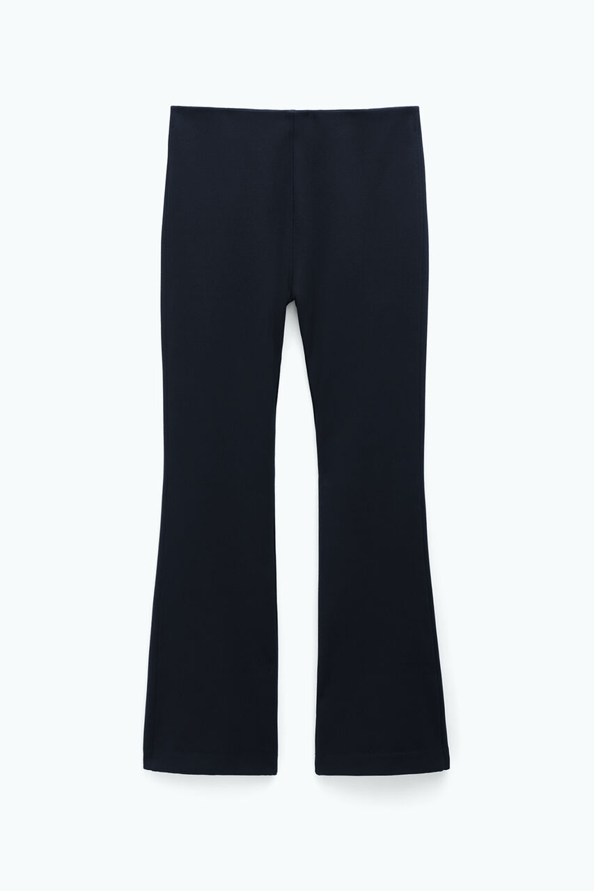 Flared Jersey Trousers