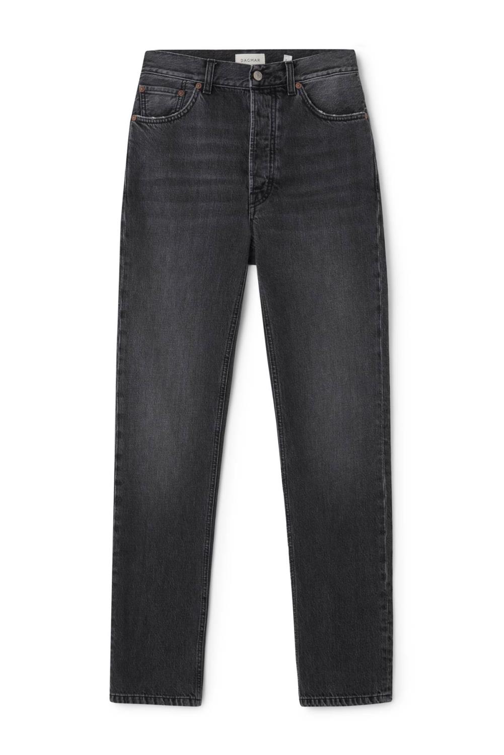 Straight Leg Denim Dark Grey