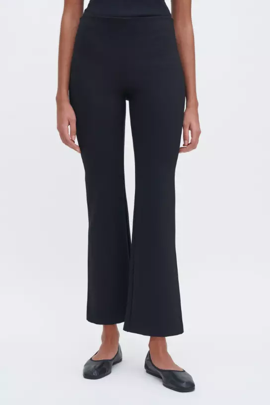 Flared Jersey Trousers