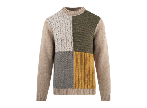 Pitt Sweater Patchwork Knit