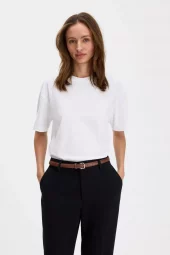 Loose Fit Tee : White