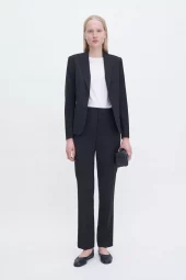 Emma Wool Trouser : Black