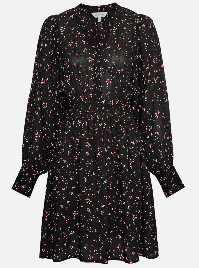 MSCHOrabella Dress AOP Black Flower