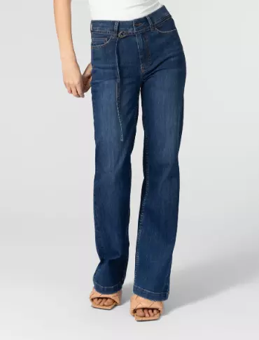 The Hennie Jean Dark Vintage Blue
