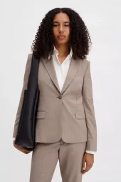 Sasha Cool Wool Blazer : Faded Khaki