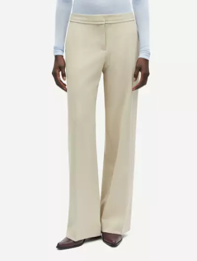 Sahay Trousers : White Pepper