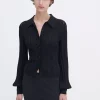 Braid Knit Cardigan : Black