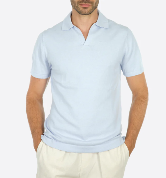 Pimo Knitted Short Sleeve Polo