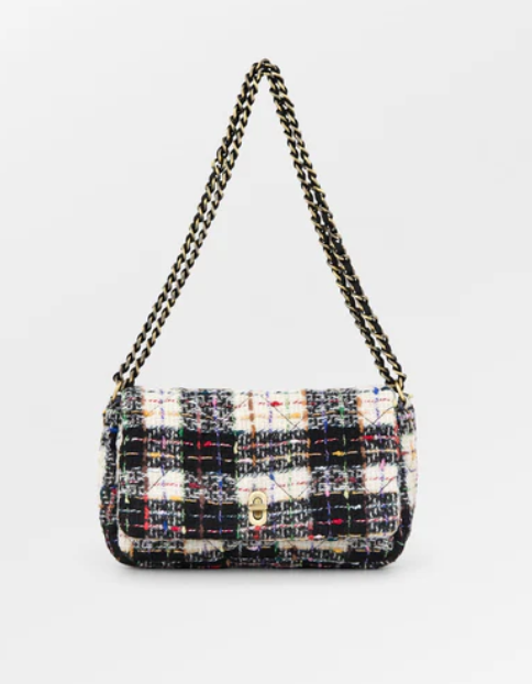 Boucle Checked Hollis Bag