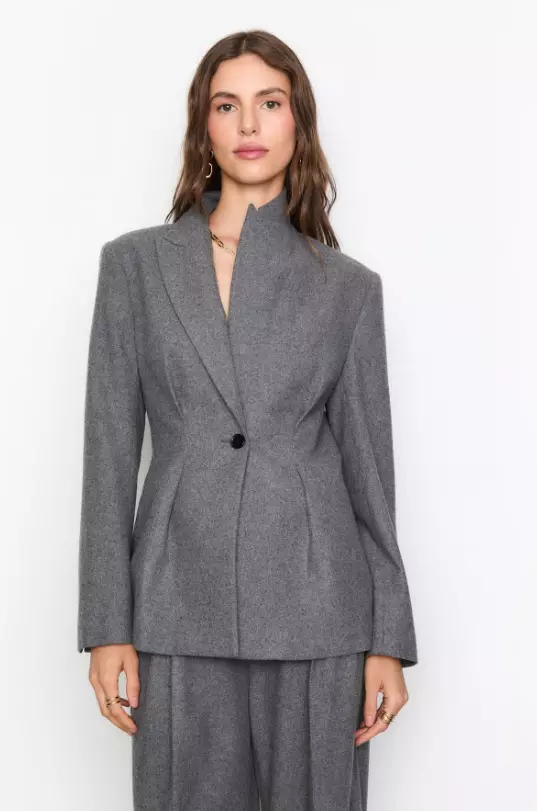 Ennia Flannel Blazer