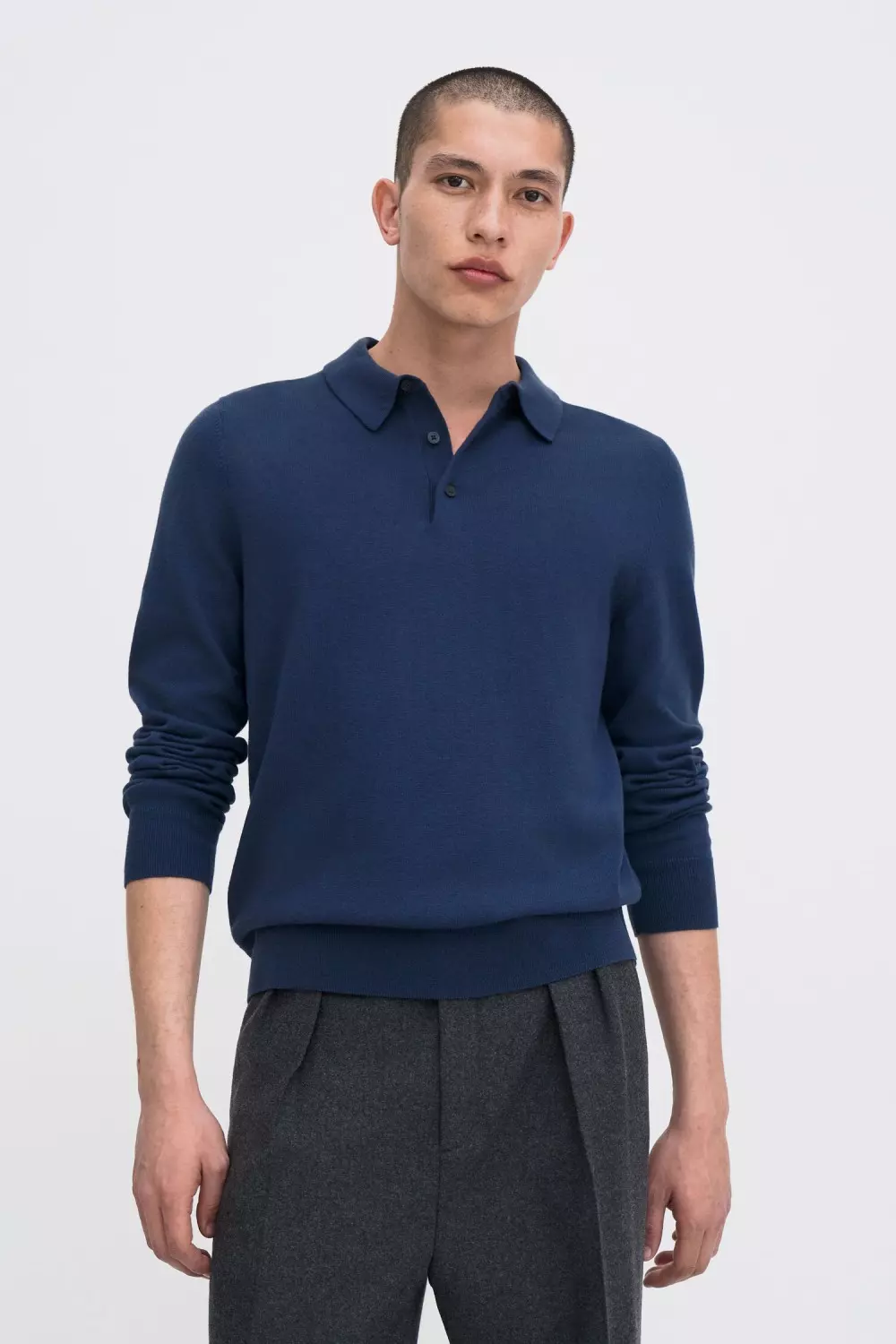 Knitted Polo Shirt
