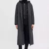 Alexa Coat : Dark Grey Melange