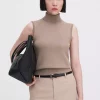Turtleneck Vest : Sandstone