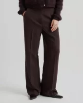 Fique Classic Trousers Col: Chocolate Plum