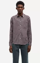 Saliam NJ Shirt : Raisin Ch.