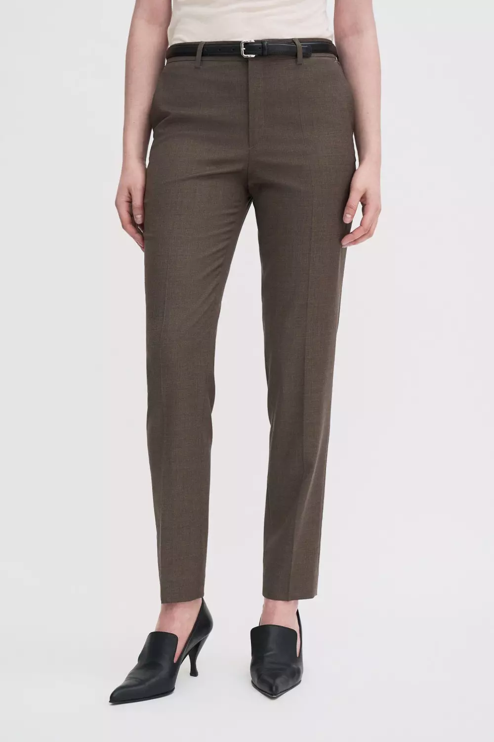 Emma Cropped Cool Wool Trouser