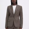 Sasha Cool Wool Blazer : Driftwood