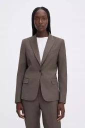Sasha Cool Wool Blazer : Driftwood