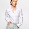 Juliette Herringbone White