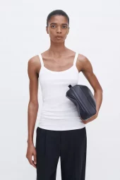 Fine Rin Singlet: White