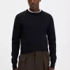 Merino Sweater: Black